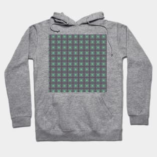 squares retro pattern Hoodie